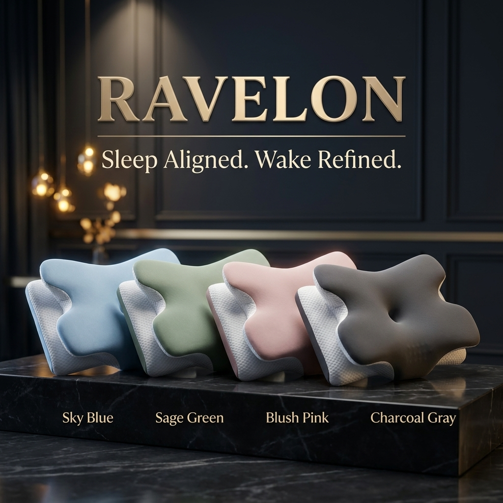 Ravelon™ Cooling Memory Neck Pillow