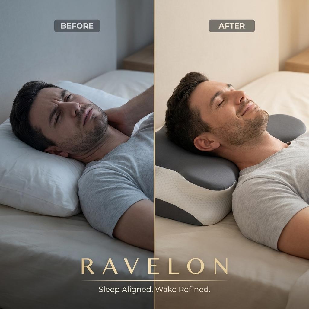 Ravelon™ Cooling Memory Neck Pillow
