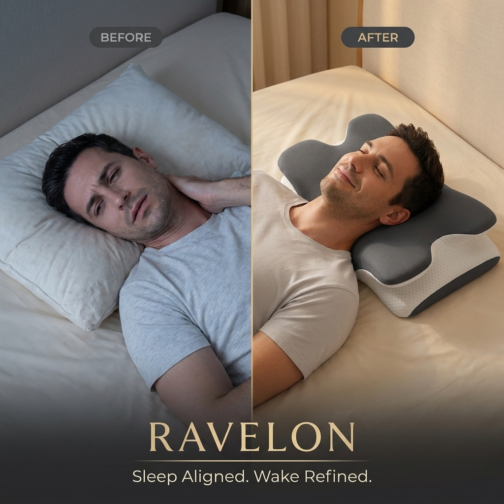 Ravelon™ Cooling Memory Neck Pillow